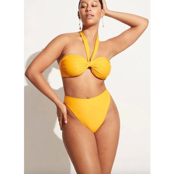 Faithfull the Brand NWT Locales Bikini Top and Dylla Bikini Bottoms Set (Sz S) - Picture 1 of 14